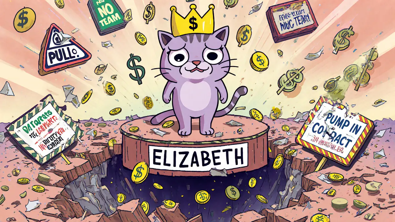 What is Just Elizabeth Cat (ELIZABETH) crypto coin? The truth behind the Solana meme scam