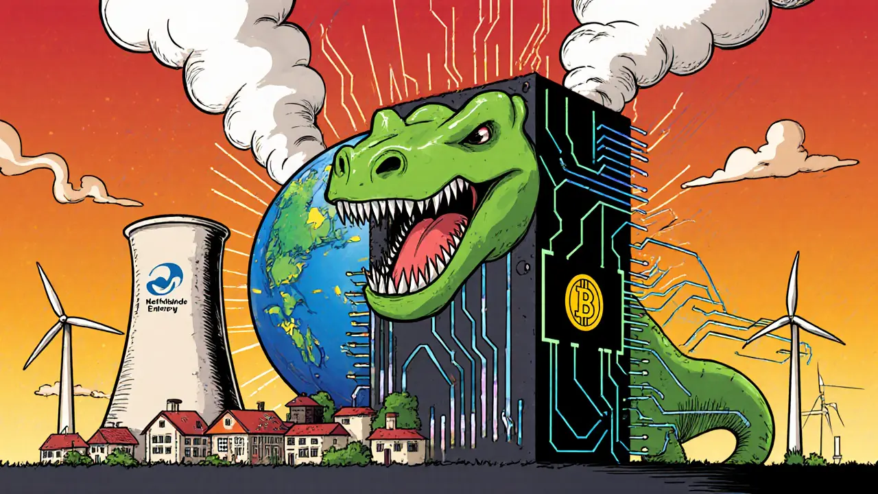 Environmental Impact of Proof of Work Blockchains: Energy Use, Emissions, and the Shift to Sustainable Alternatives