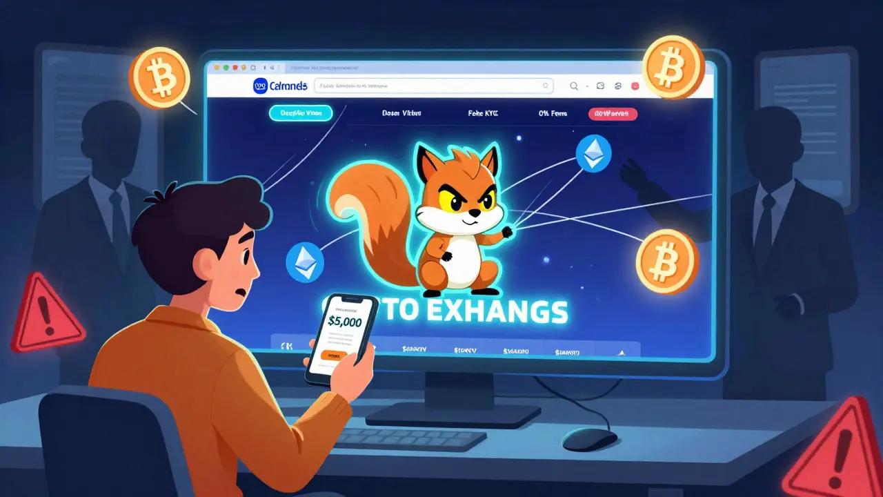 Squirrex Exchange Crypto Exchange Review: A Scam Alert