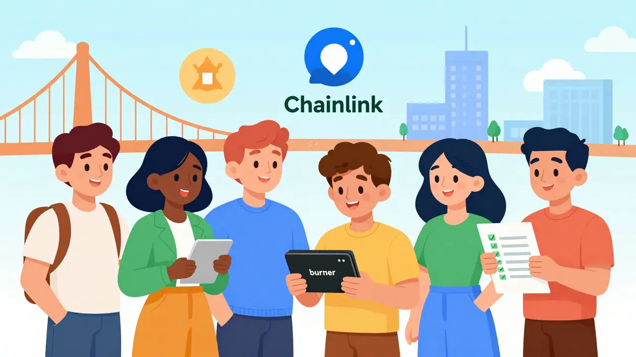 Community safely engaging with verified blockchain projects