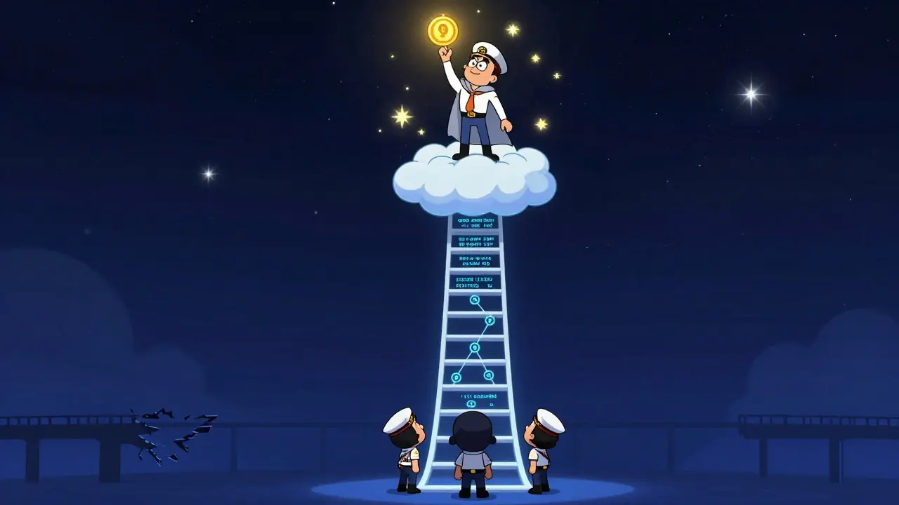 Cosmic ranking ladder from Cadet to Galactic Overlord