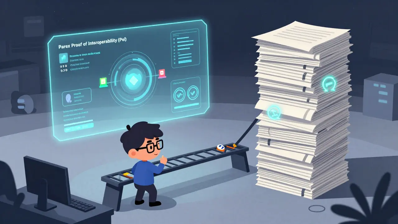 Developer struggling to build Parex bridge with limited tools
