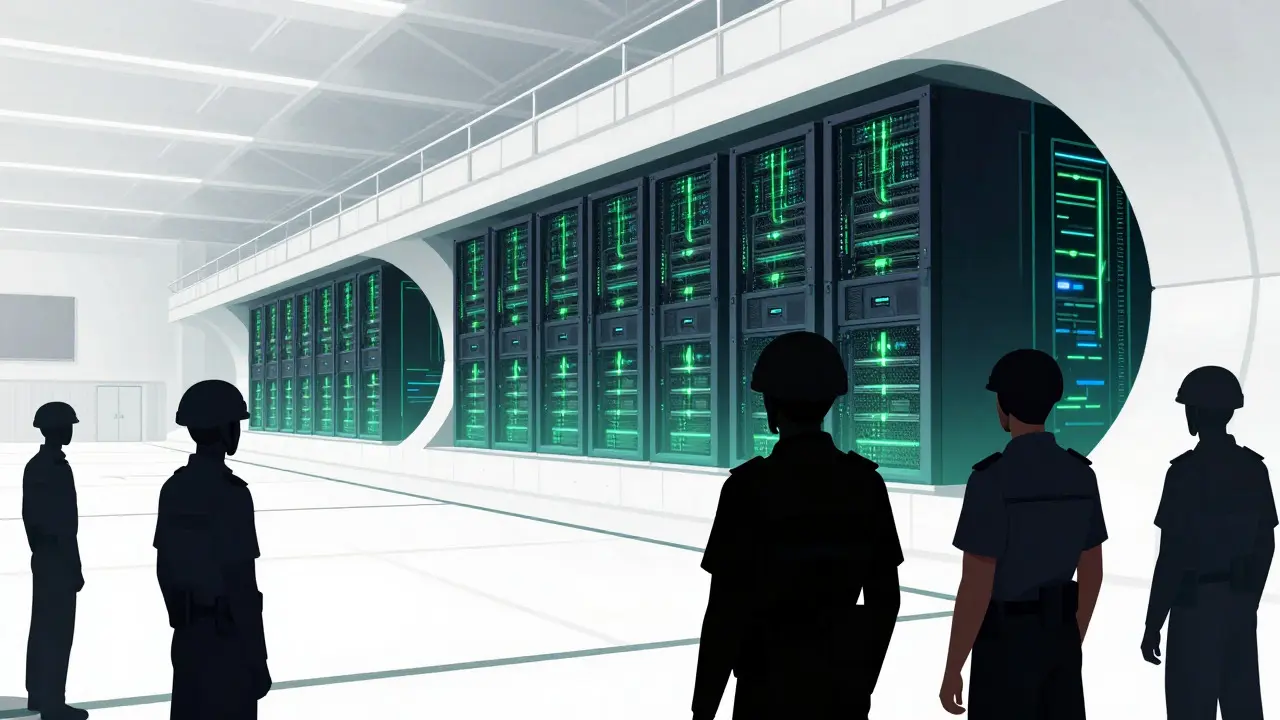 Hidden mining servers discovered beneath a sports complex