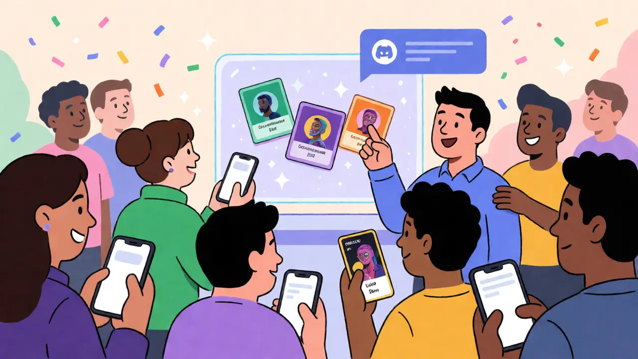 Community members engaging with GamesPad NFTs and social platforms for airdrops.