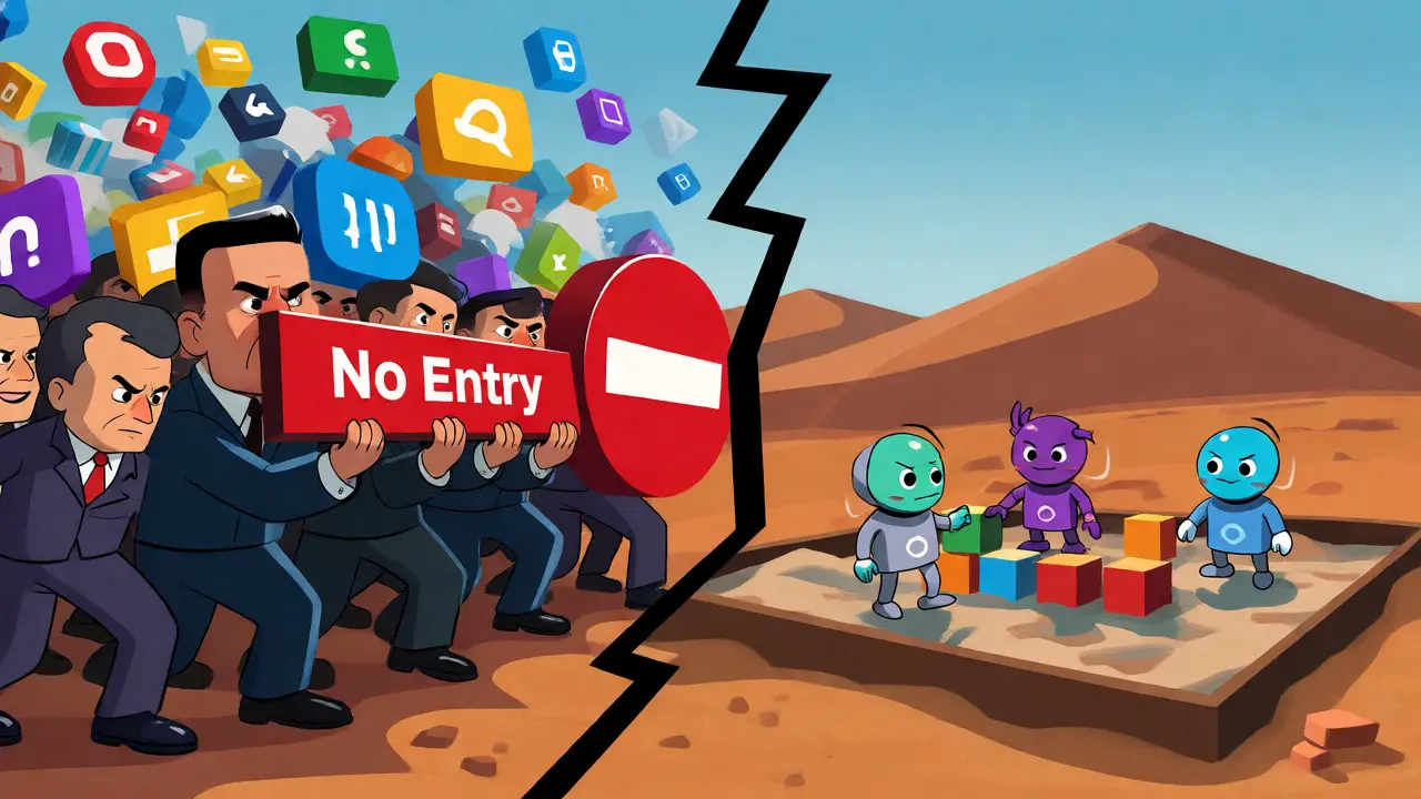 Global exchanges blocked by regulators while licensed firms build in a sandbox.